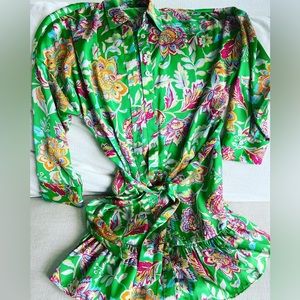 Zara floral mini dress XS